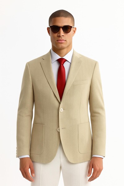 Erkek Ceket Slim Fit - Thumbnail