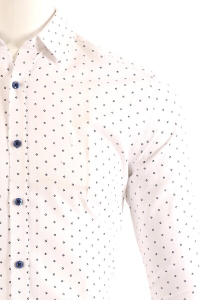 Erkek Slim Fit Gömlek - Thumbnail