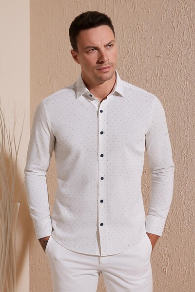 Piserro - Erkek Slim Fit Gömlek
