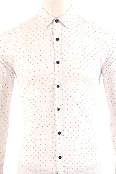 Erkek Slim Fit Gömlek - Thumbnail