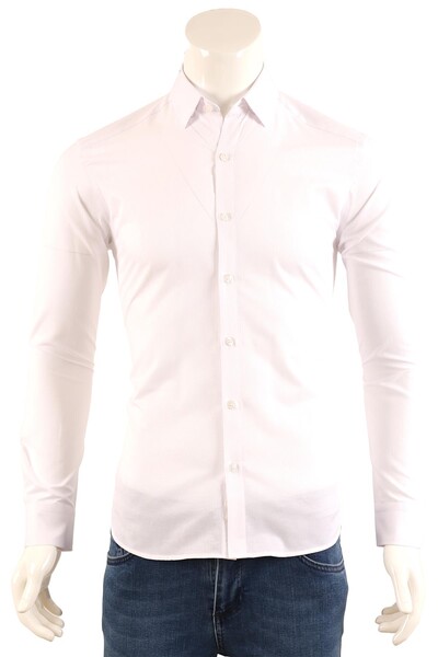 Erkek Slim Fit Gömlek - Thumbnail