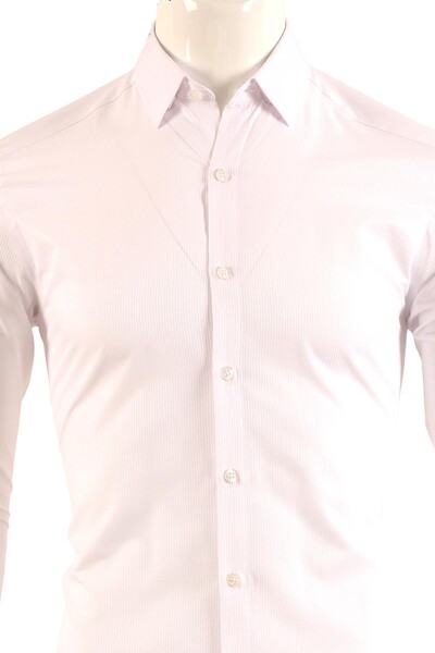 Erkek Slim Fit Gömlek - Thumbnail