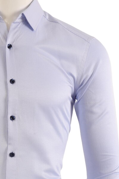 Erkek Slim Fit Gömlek - Thumbnail