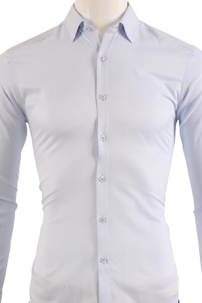 Erkek Slim Fit Gömlek - Thumbnail