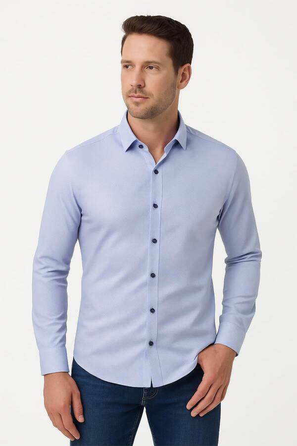 Erkek Slim Fit Gömlek - 9
