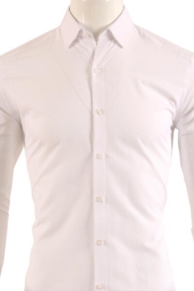 Erkek Slim Fit Gömlek - Thumbnail