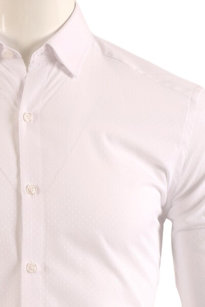 Erkek Slim Fit Gömlek - Thumbnail