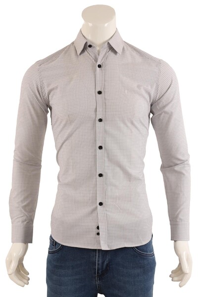 Erkek Slim Fit Gömlek - Thumbnail