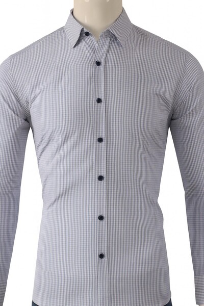 Erkek Slim Fit Gömlek - Thumbnail