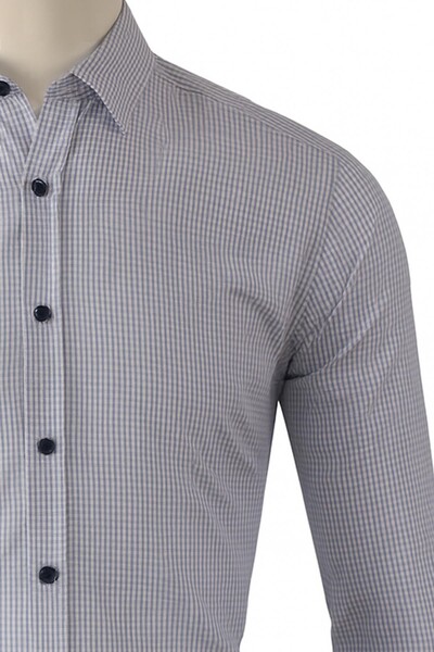 Erkek Slim Fit Gömlek - Thumbnail
