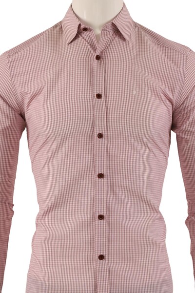 Erkek Slim Fit Gömlek - Thumbnail