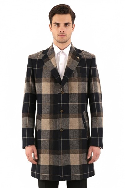 Piserro - Erkek Slim Fit Kaban