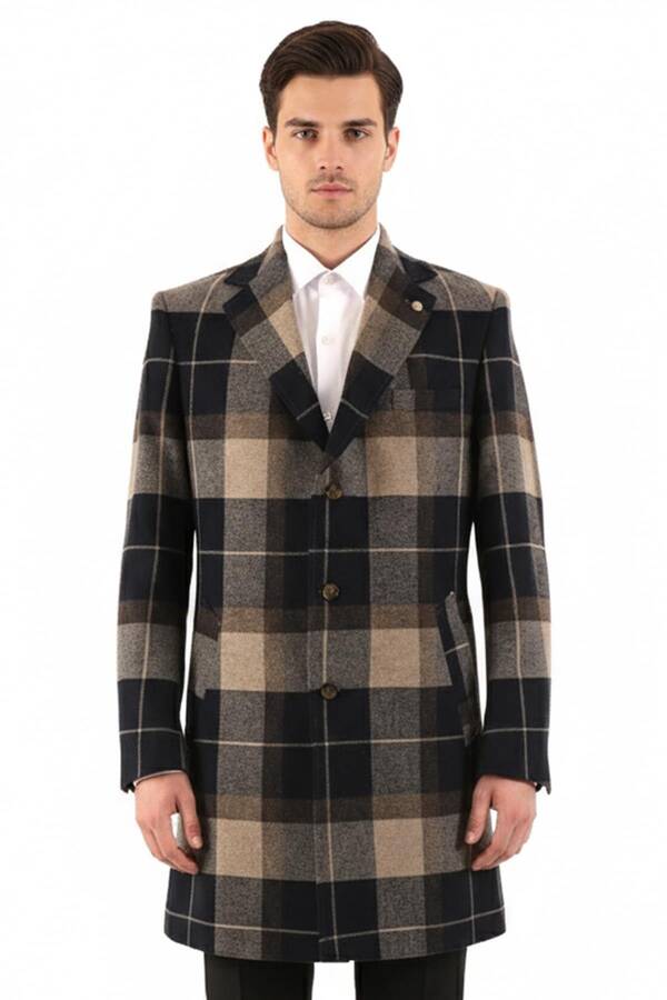 Erkek Slim Fit Kaban