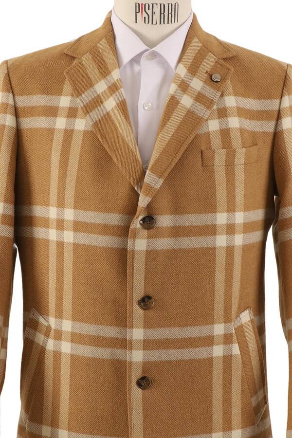 Erkek Slim Fit Kaban