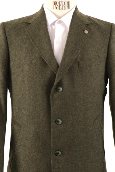 Erkek Slim Fit Kaban - Thumbnail