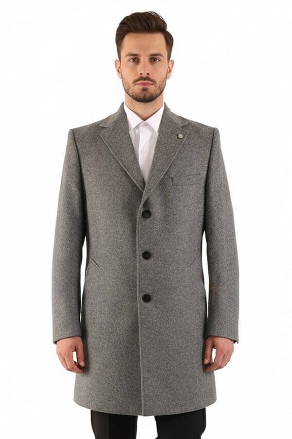 Erkek Slim Fit Kaban