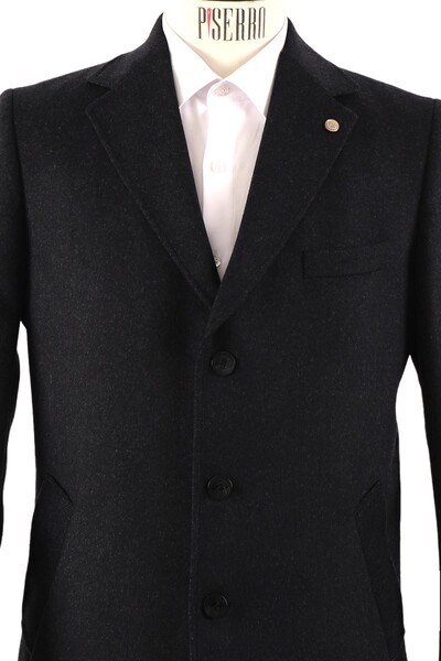 Erkek Slim Fit Kaban - Thumbnail