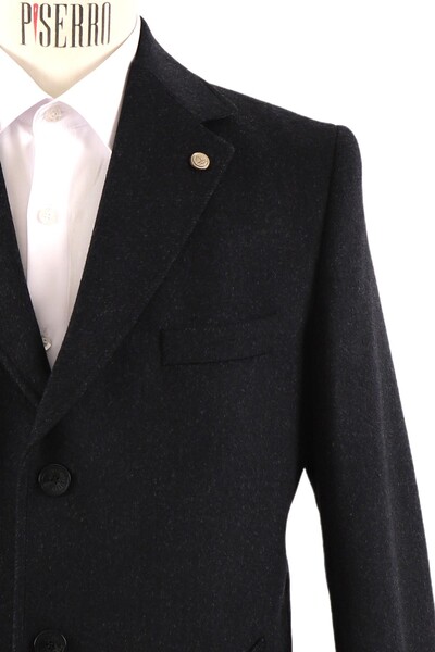 Erkek Slim Fit Kaban - Thumbnail