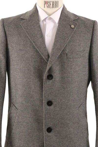 Erkek Slim Fit Kaban - Thumbnail