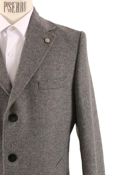 Erkek Slim Fit Kaban - Thumbnail