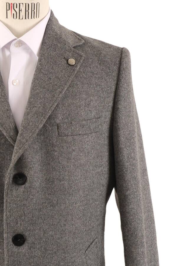 Erkek Slim Fit Kaban