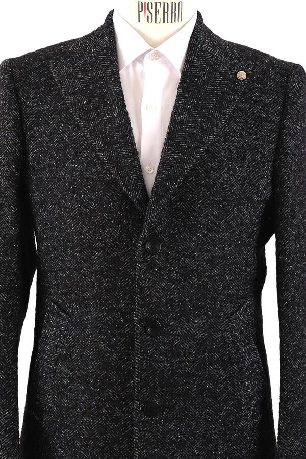 Erkek Slim Fit Kaban