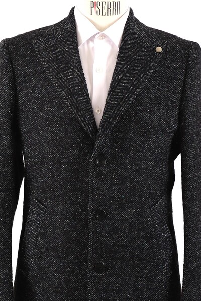 Erkek Slim Fit Kaban - Thumbnail