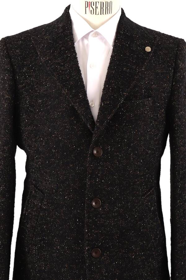 Erkek Slim Fit Kaban