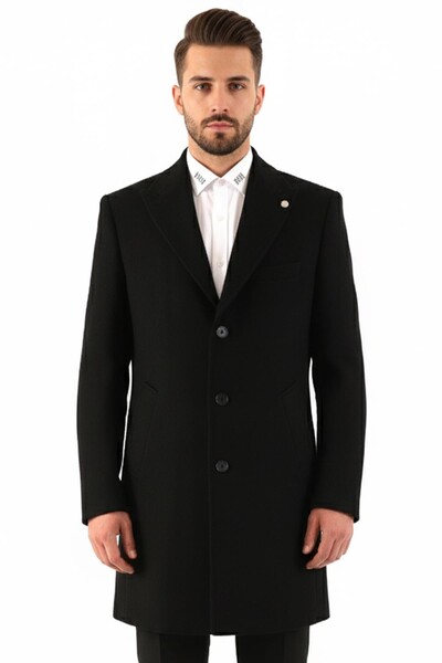 Erkek Slim Fit Kaban - Thumbnail