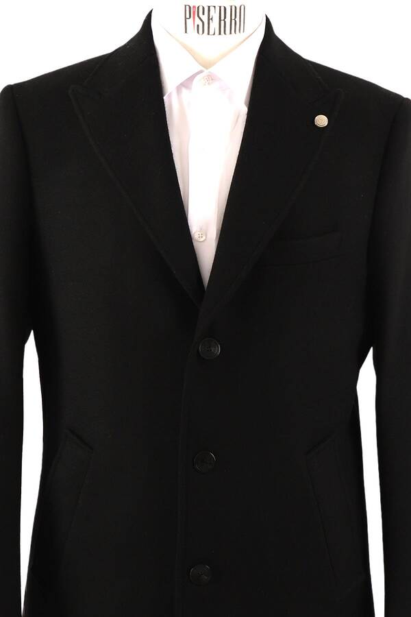 Erkek Slim Fit Kaban