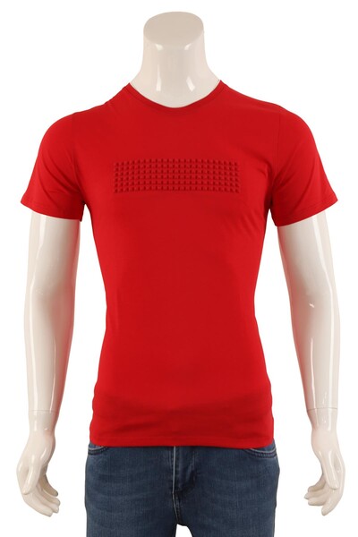 Erkek Slim Fit T-Shirt - Thumbnail