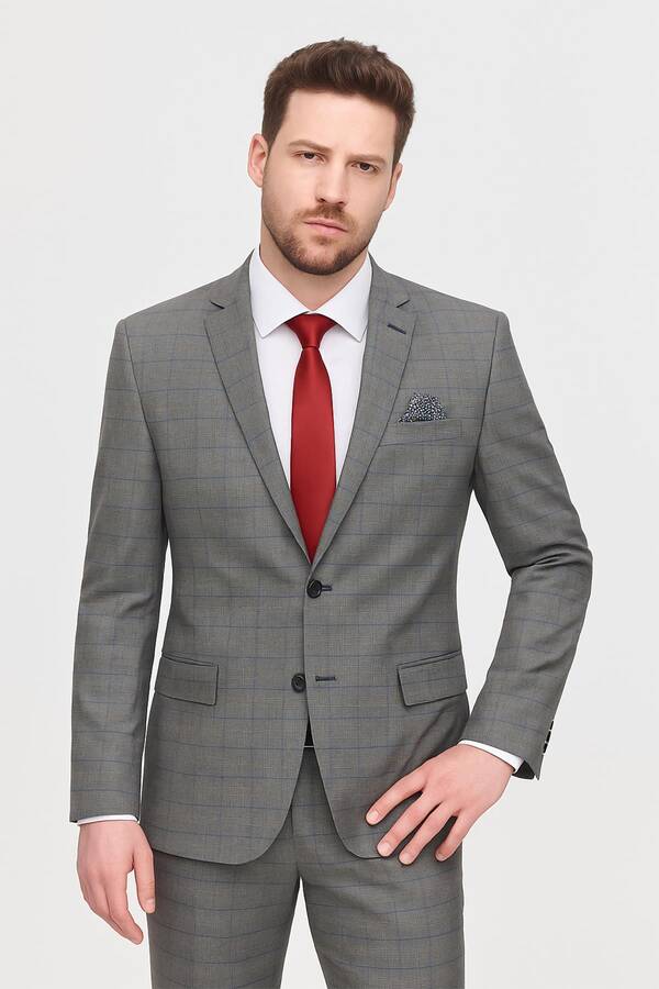 Erkek Takım Elbise Slim Fit - 1