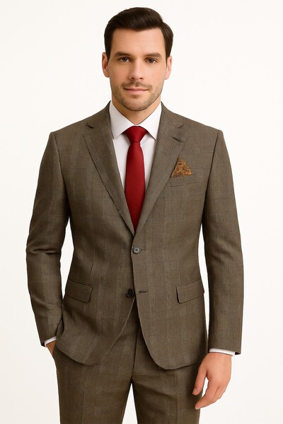 Erkek Takım Elbise Slim Fit - Thumbnail