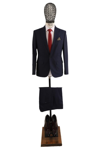 Erkek Takım Elbise Slim Fit - Thumbnail