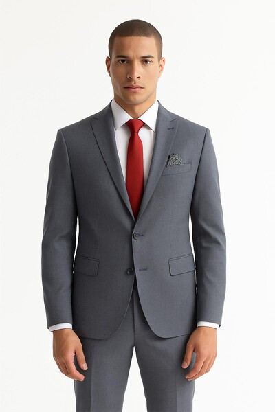 Erkek Takım Elbise Slim Fit - Thumbnail