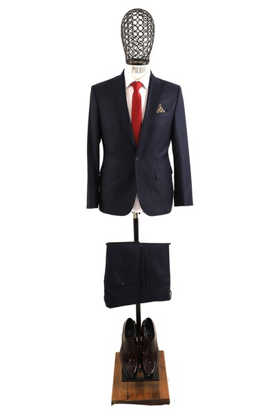 Erkek Takım Elbise Slim Fit - Thumbnail