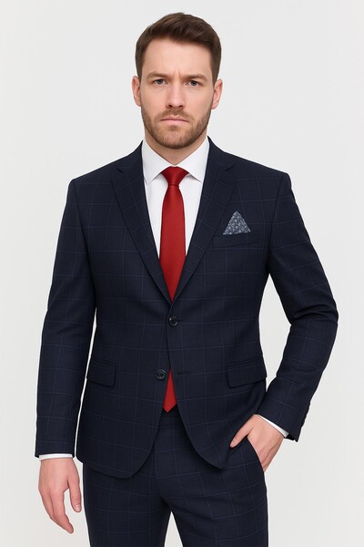 Erkek Takım Elbise Slim Fit - Thumbnail