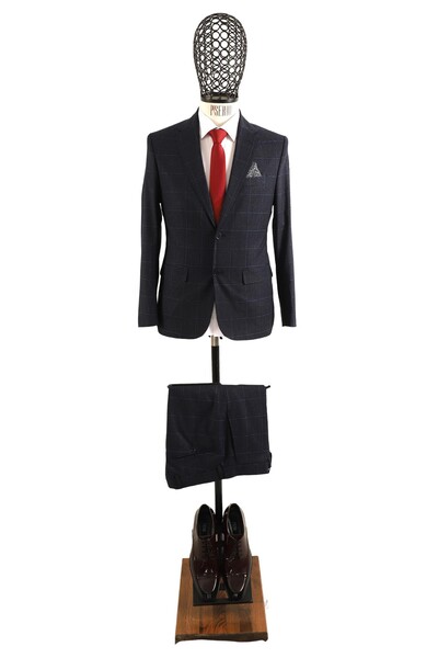 Erkek Takım Elbise Slim Fit - Thumbnail