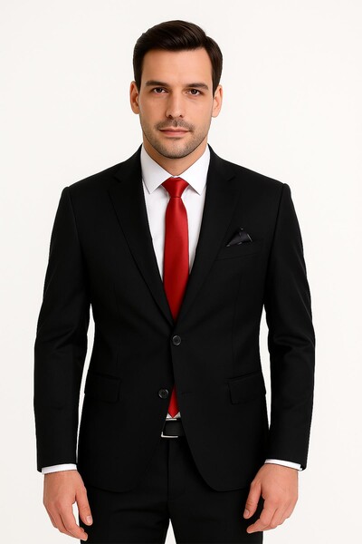Erkek Takım Elbise Slim Fit - Thumbnail