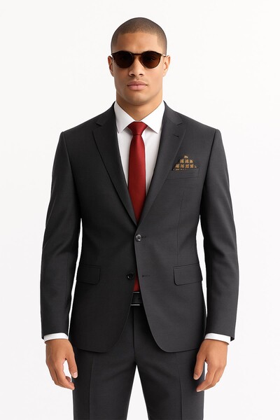 Erkek Takım Elbise Slim Fit - Thumbnail