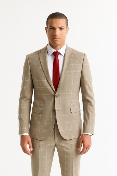 Piserro - Erkek Takım Elbise Slim Fit