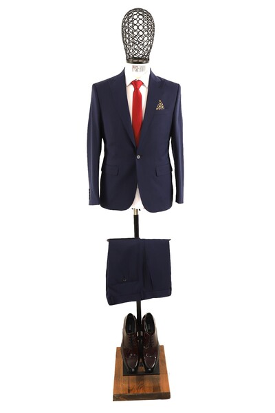 Erkek Takım Elbise Slim Fit - Thumbnail