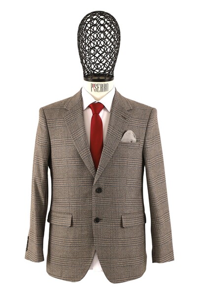 Erkek Tek Ceket Regular Fit - Thumbnail