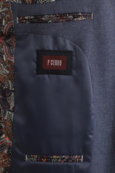 Erkek Tek Ceket Slim Fit - Thumbnail