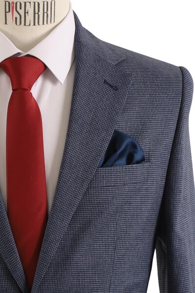 Erkek Tek Ceket Slim Fit - Thumbnail