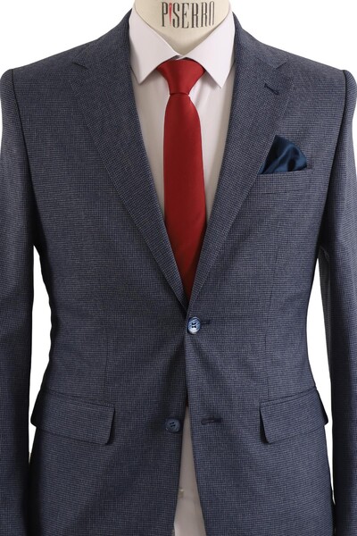 Erkek Tek Ceket Slim Fit - Thumbnail