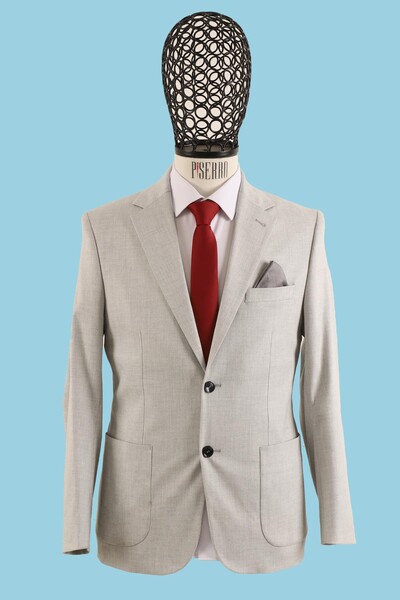 Erkek Tek Ceket Slim Fit - Thumbnail