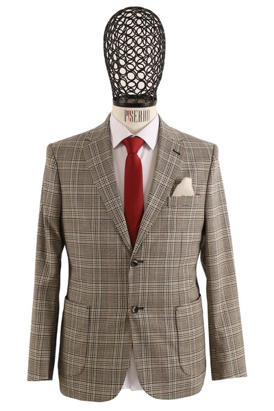 Erkek Tek Ceket Slim Fit - Thumbnail