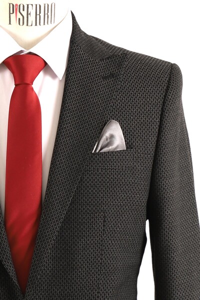 Erkek Tek Ceket Slim Fit - Thumbnail