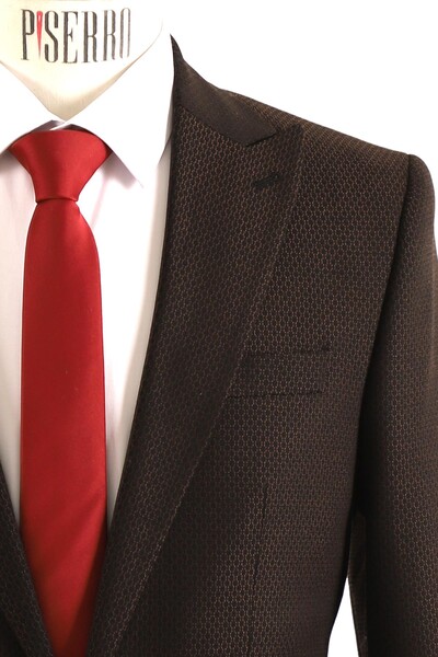 Erkek Tek Ceket Slim Fit - Thumbnail